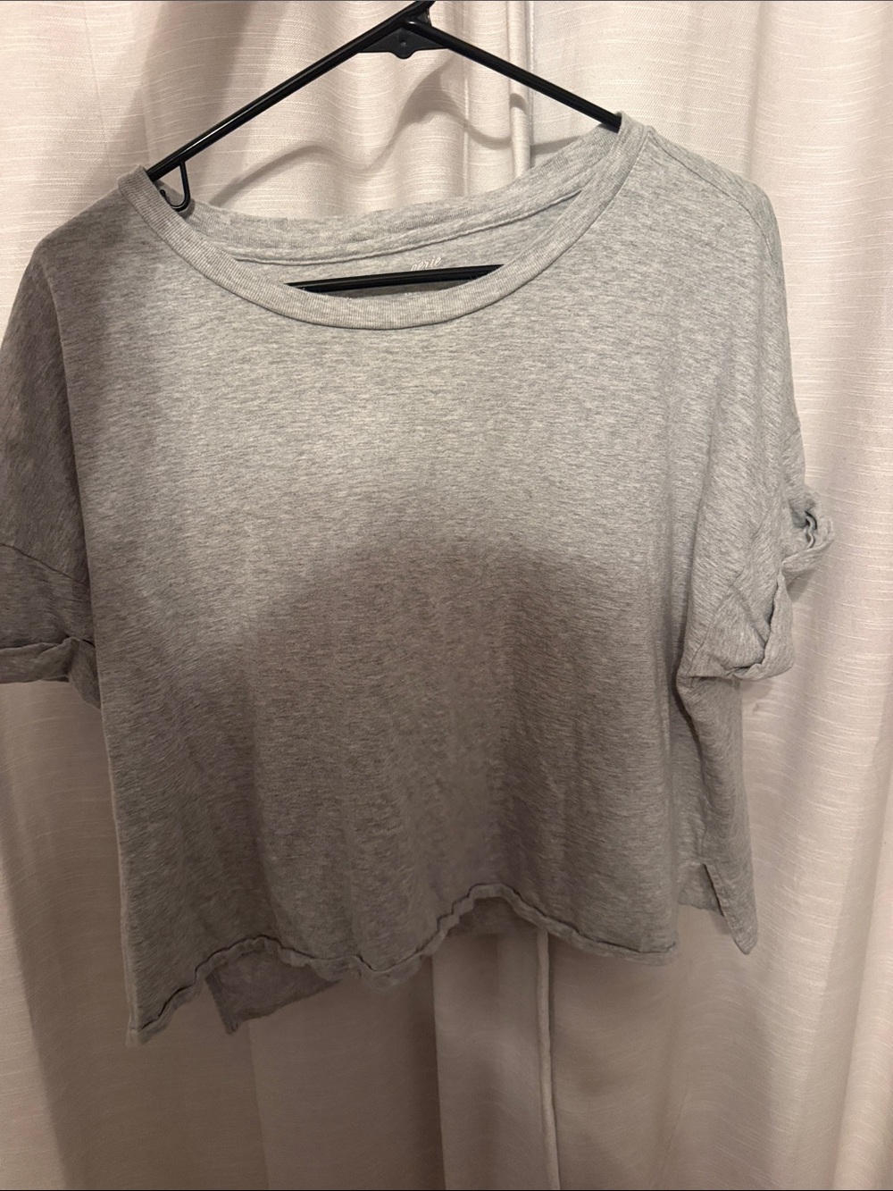 Basic boxy gray tee|size M|Aerie